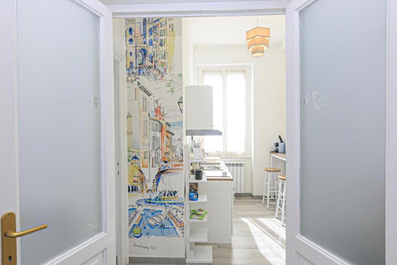 Apartamento Plein Ciel - Attico Vicino Al Centro - Parcheggio Privato Génova Exterior foto