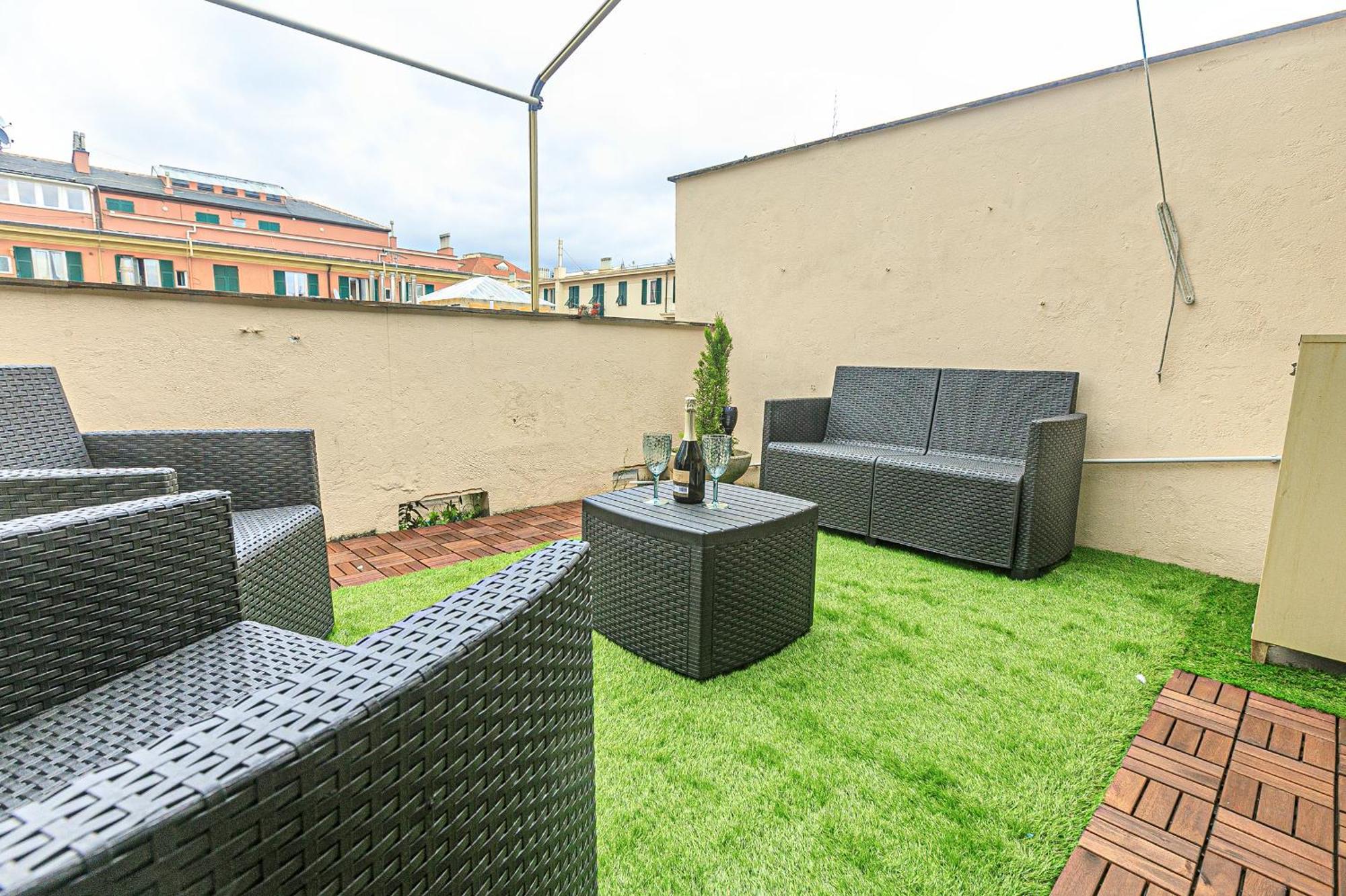 Apartamento Plein Ciel - Attico Vicino Al Centro - Parcheggio Privato Génova Exterior foto